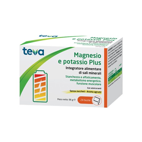 MAGNESIO E POTASSIO PLUS TEVA 24 BUSTINE