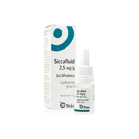 SICCAFLUID GEL OFTALMICO 10GR 2,5MG/GR