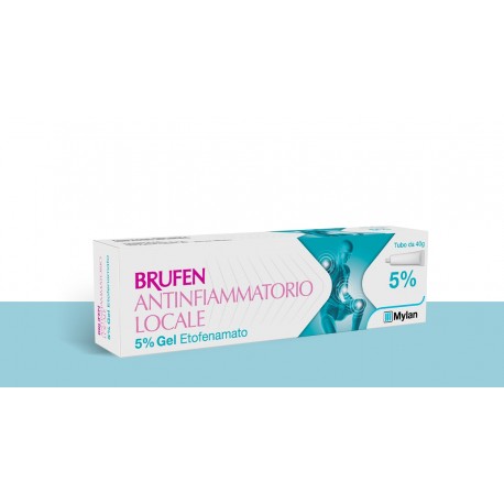 BRUFEN ANTINFIAMMATORIO LOCALE GEL 40 GR 5%