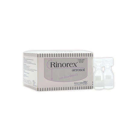 RINOREX AEROSOL BICARBONATO 25 FIALE 3 ML