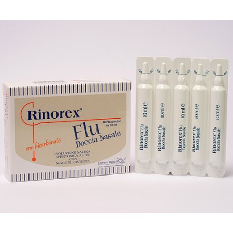 RINOREX FLU DOCCIA NASALE 10 FIALE 10 ML