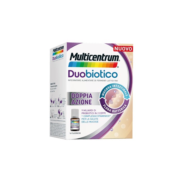 MULTIOCENTRUM DUOBIOTICO 16 FLACONCINI 7 ML