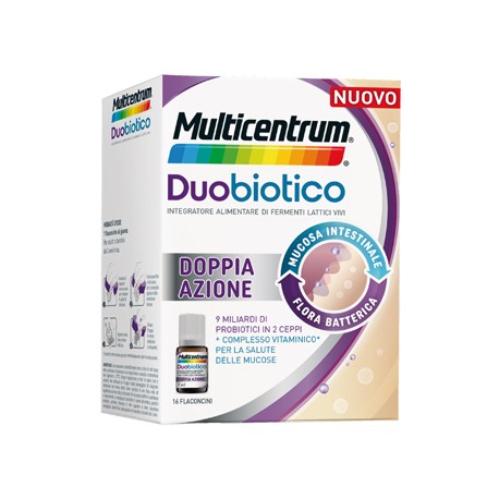 MULTIOCENTRUM DUOBIOTICO 16 FLACONCINI 7 ML