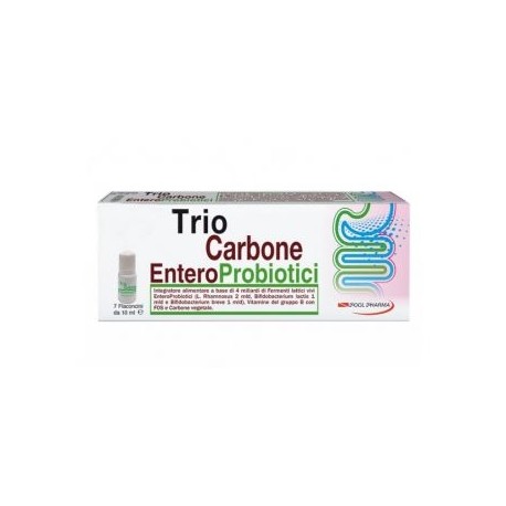 TRIOCARBONE ENTEROPROBIOTICI 7 FLACONCINI 10 ML
