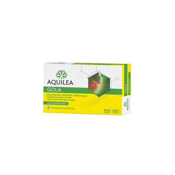 AQUILEA GOLA 20 COMPRESSE OROSOLUBILI - DISPOSITIVO MEDICO