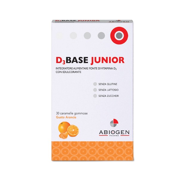 D3BASE JUNIOR 30 CARAMELLE ARANCIA