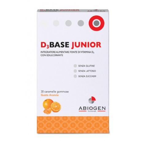 D3BASE JUNIOR 30 CARAMELLE ARANCIA