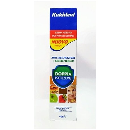 KUKIDENT DOPPIA PROTEZIONE CREMA ADESIVA 40 GR