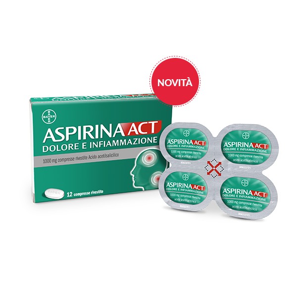 ASPIRINAACT DOLORE E INFIAMMAZIONE 1 GR