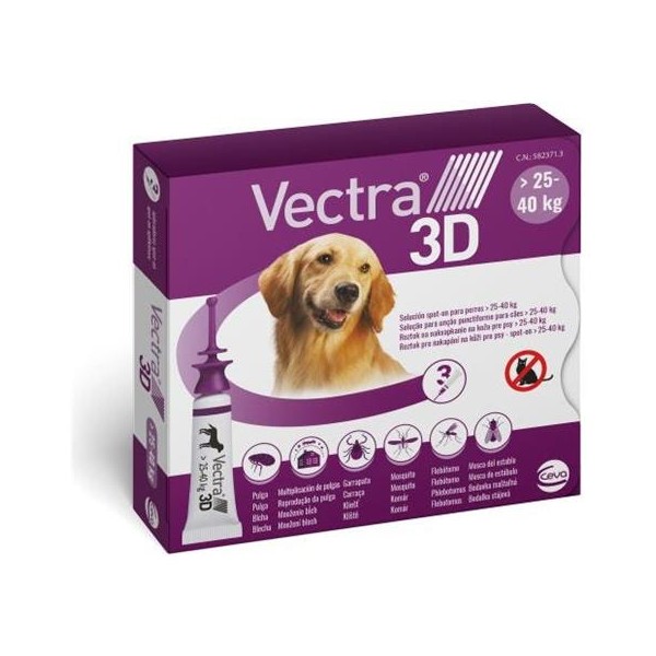 VECTRA 3D SPOTON 3 PIP 25 - 40 KG VIOLA