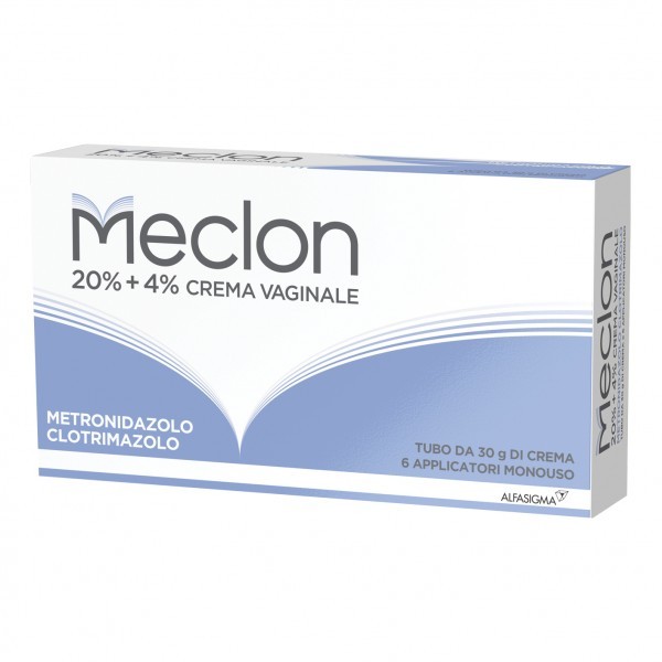 MECLON CREMA VAGINALE 30 GR 20% + 4% + 6 APPLICATORI