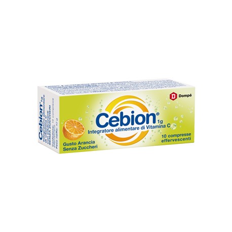 CEBION EFFERVESCENTE VITAMINA C S/ZUCCHERO 10 COMPRESSE