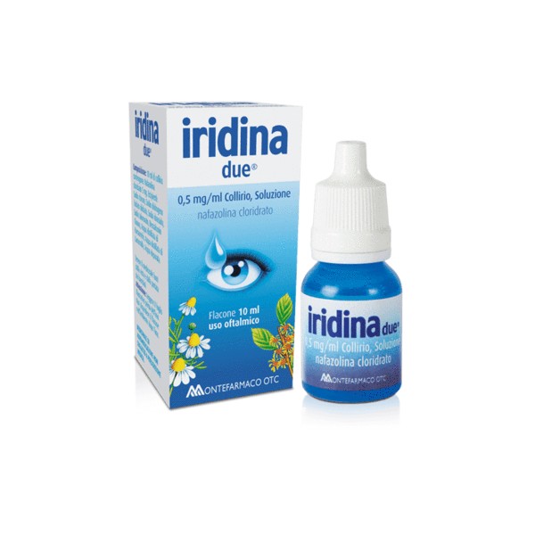 IRIDINA DUE COLLIRIO 10 ML 0,5 MG /ML