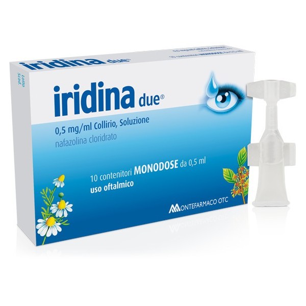 IRIDINA DUE COLLIRO 10 FIALETTE 0,5 ML 0,05 %