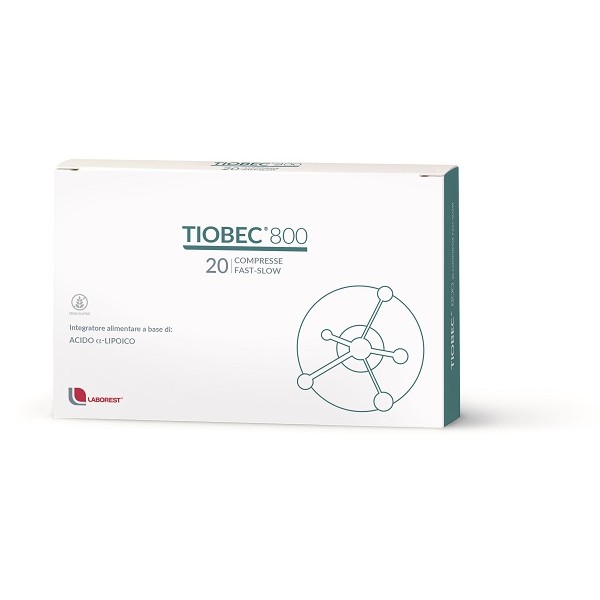 TIOBEC 800 20 COMPRESSE FAST-SLOW 32 GR