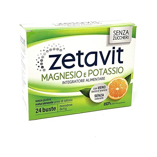 ZETAVIT MAGNESIO E POTASSIO SENZA ZUCCHERO 24 BUSTINE