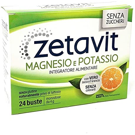 ZETAVIT MAGNESIO E POTASSIO SENZA ZUCCHERO 24 BUSTINE