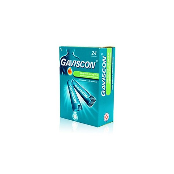 GAVISCON 24 BUSTINE 500+267 MG / 10 ML