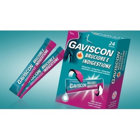 GAVISCON BRUCIORE E INDIGESTIONE 24 BUSTINE