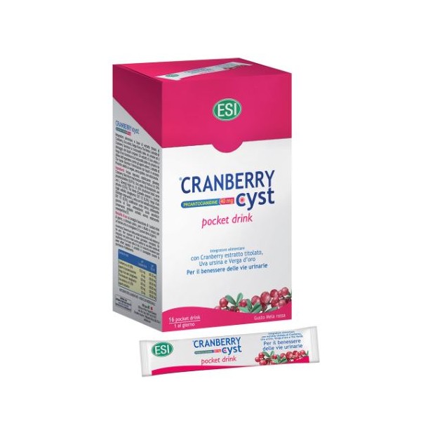 CRANBERRY CYST 16 POCKET DRINK