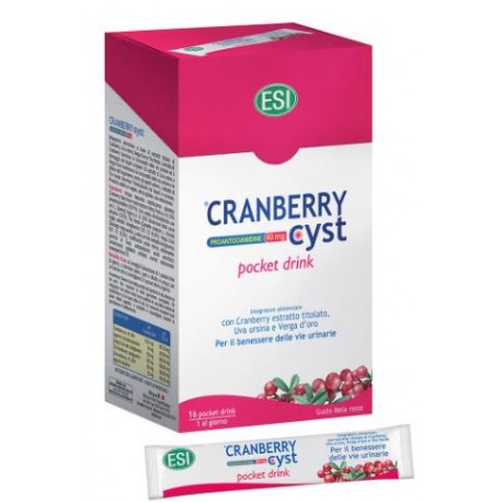 CRANBERRY CYST 16 POCKET DRINK