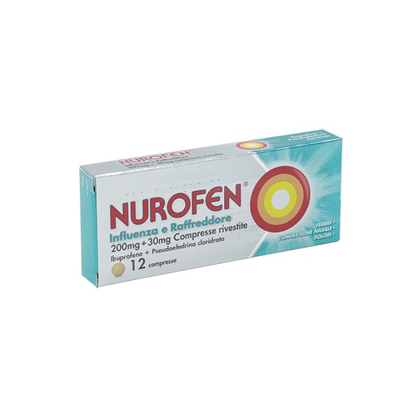 NUROFEN INFLEUNZA E RAFFREDDORE 12 COMPRESSE