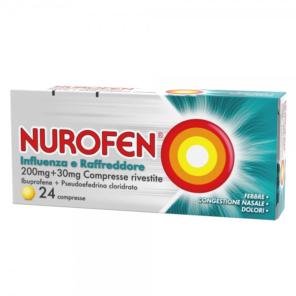 NUROFEN INFLUENZA RAFFREDDORE 24 COMPRESSE