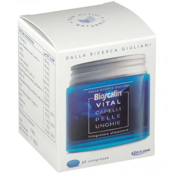 BIOSCALIN VITAL CAPELLI PELLE UNGHIE 60 COMPRESSE