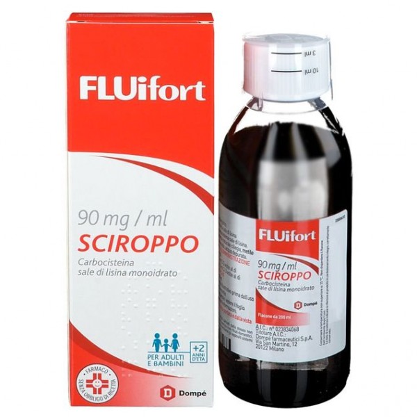 FLUIFORT SCIROPPO 200 ML 90MG/ML