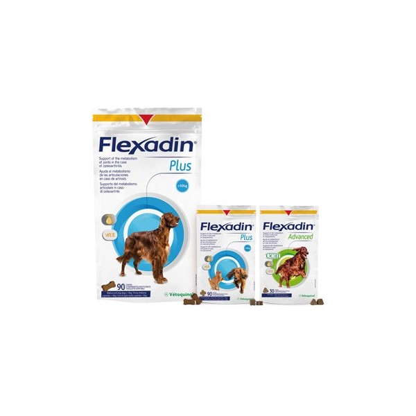 FLEXADIN PLUS CANI TAGLIA MEDIA -GRANDE 90 TAVOLETTE APPETIBILI