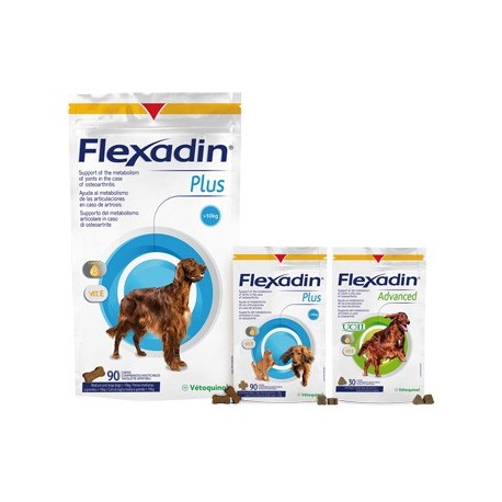 FLEXADIN PLUS CANI TAGLIA MEDIA -GRANDE 90 TAVOLETTE APPETIBILI