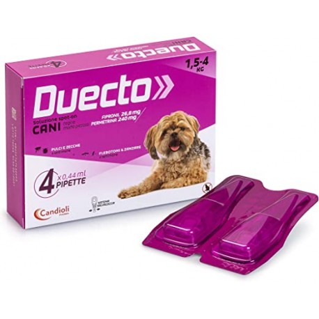 DUECTO SPOT-ON 4 PIPETTE CANI 1,5-4 KG
