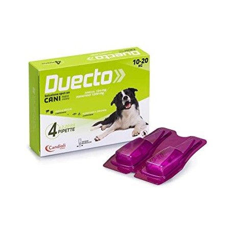 DUECTO SPOT-ON 4 PIPETTE CANI 10-20 KG