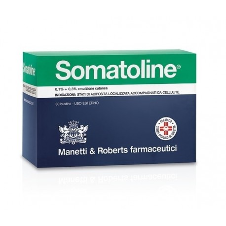 SOMATOLINE EMULSIONE 30 BUSTINE 0,1% + 0,3%