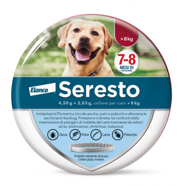 SERESTO COLLARE CANI OLTRE 8 KG