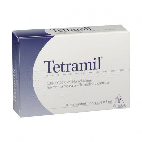 TETRAMIL 10 FIALETTE MONODOSE 0,5 ML