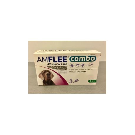 AMFLEE COMBO 3 PIP 40-60 KG - 268MG/241,2 MG CANI TAGLIA GIGANTE