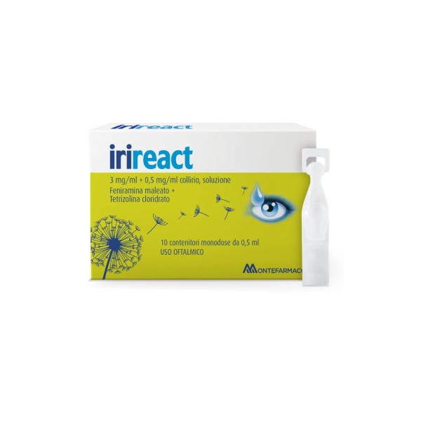 IRIREACT COLLIRIO 10 FIALETTE 0,5 ML