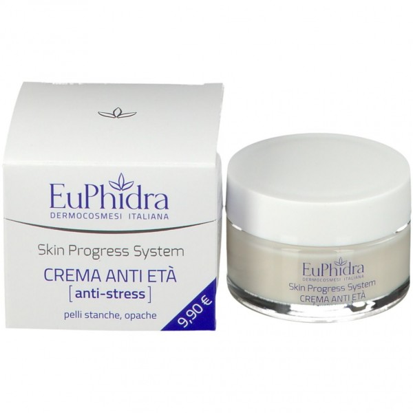 EUPHIDRA SKIN PROGRESS SYSTEM CREMA VISO ANTI ETA' - ANTI STRESS 40 ML