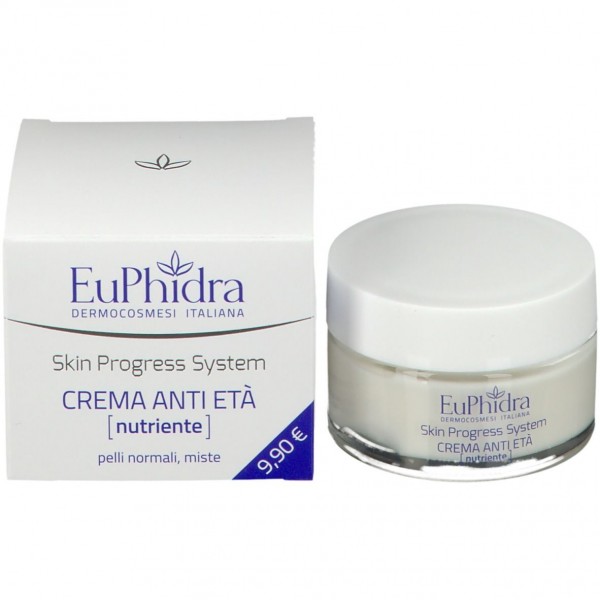 EUPHIDRA SKIN PROGRESS SYSTEM CREMA VISO ANTI ETA' - NUTRIENTE 40 ML