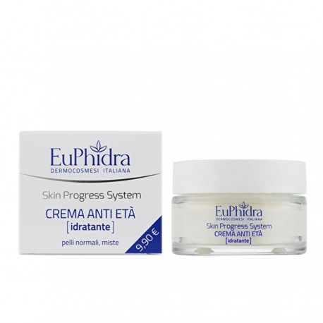 EUPHIDRA SKIN PROGRESS SYSTEM CREMA VISO ANTI ETA' - IDRATANTE 40 ML