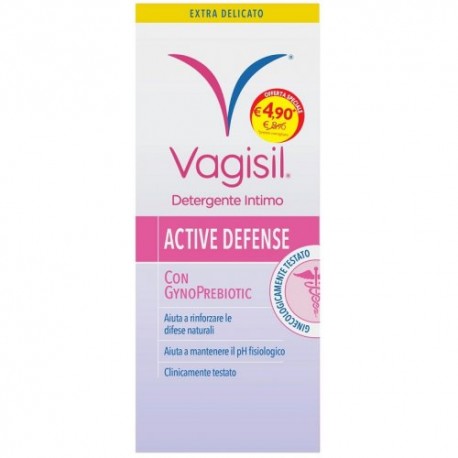 VAGISIL DETERGENTE ACTIVE DEFENSE CON GYNOPREBIOTIC 250 ML