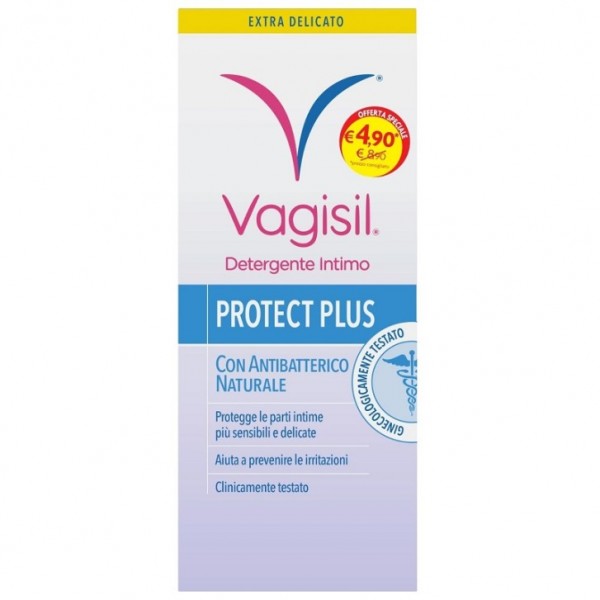 VAGISIL DETERGENTE PROTECT PLUS CON ANTIBATTERICO 250 ML