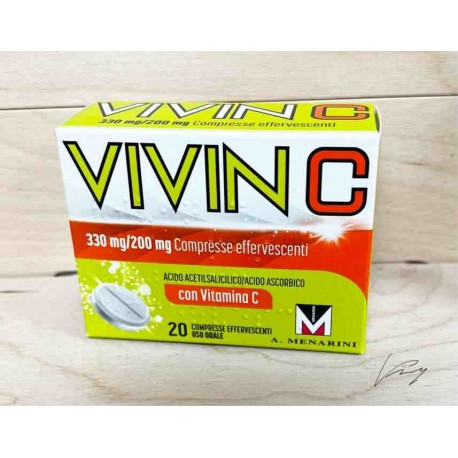 VIVIN C 20 COMPRESSE EFFERVESCENTI 330MG + 200MG