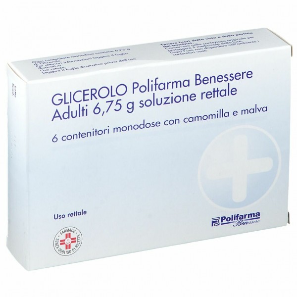 GLICEROLO ADULTI 6 MICROCLISMI 6,75 G - POLIFARMA BENESSERE