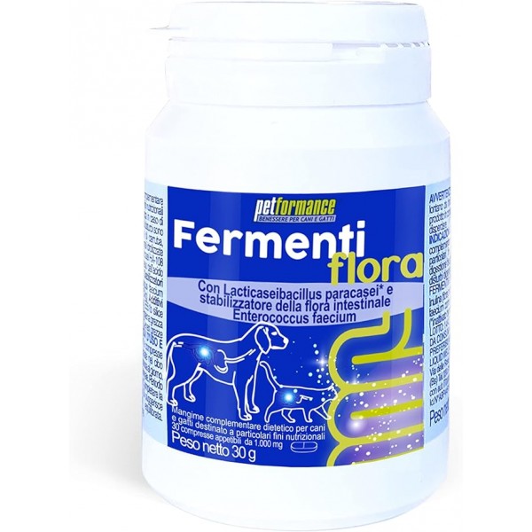 PETFORMANCE FERMENTIFLORA 30 COMPRESSE APPETIBILI