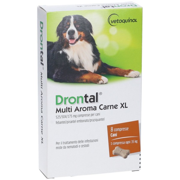 DRONTAL PLUS FLAVOUR XL 8 COMPRESSE