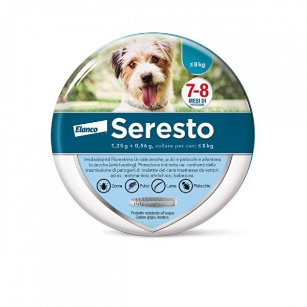 SERESTO COLLARE CANI FINO A 8KG  - SCAD. 10-2027