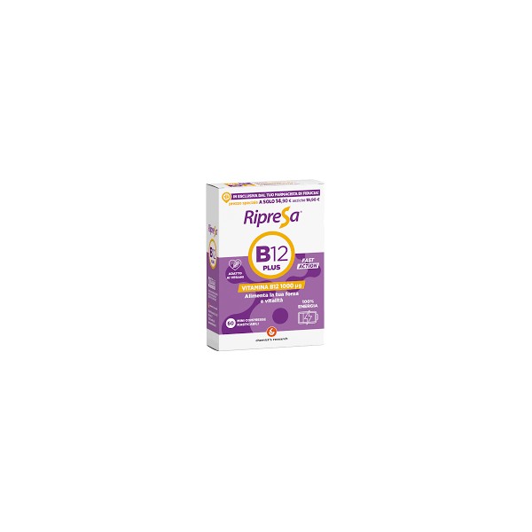 RIPRESA B12 PLUS 1000 mcg - 60 MINI COMPRESSE MASTICABILI