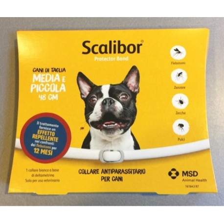 SCALIBOR COLLARE CANI TAGLIA MEDIA PICCOLA 48 CM